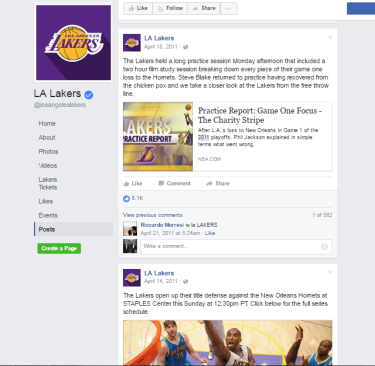 Lakers FB feed 2